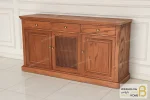 میز کنسول چوبی الیشه با آینه کد ۲ خرید مبل باروس 121 (3)