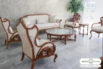 ست مبلمان ۷ نفره ترکیبی کلاسیک کینگ و کاناپه کارن خرید باروس 887 (6)