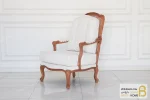 ست مبلمان ۷ نفره کلاسیک با کاناپه روتی و مبل تک نفره فرانسوی خرید مبل باروس 253 (7)