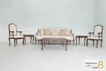 ست مبلمان ۷ نفره کلاسیک منبت چوبی رومینا کد ۵ خرید مبل باروس 36 (2)