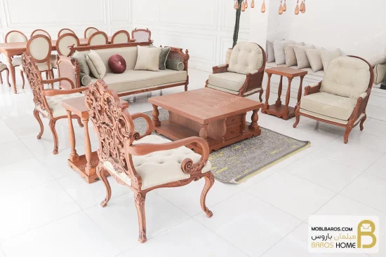 ست میز جلومبلی و عسلی روتی پایه ستونی خرید مبل باروس 14 (5)