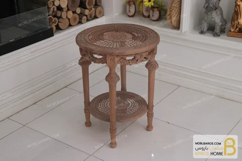 ست میز جلومبلی و عسلی مایرا خرید میز عسلی باروس 45 (2)