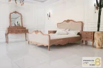 سرویس خواب چوبی دو نفره بزرگسال راشل کد ۱۴ خرید سرویس خواب باروس 58 (1)