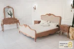 سرویس خواب چوبی دو نفره بزرگسال راشل کد ۱۴ خرید سرویس خواب باروس 58 (3)