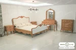 سرویس خواب چوبی دو نفره بزرگسال راشل کد ۱۴+خرید باروس (1)