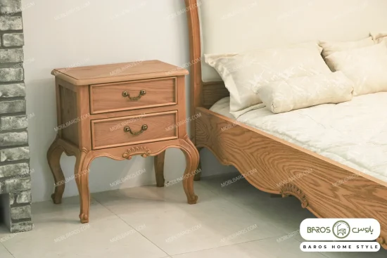 سرویس خواب چوبی دو نفره بزرگسال راشل کد ۱۴+خرید باروس (2)