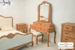 سرویس خواب چوبی دو نفره بزرگسال راشل کد ۱۴+خرید باروس (3)