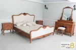 سرویس خواب چوبی راشل با آینه برلیان کد ۱۵ خرید سرویس خواب باروس 65 (1)