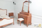 سرویس خواب چوبی راشل با آینه برلیان کد ۱۵ خرید سرویس خواب باروس 65 (4)