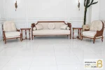 مبل جدید کلاسیک کاجی ۷ نفره خرید مبل باروس 256 (10)