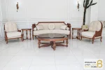 مبل جدید کلاسیک کاجی ۷ نفره خرید مبل باروس 256 (11)