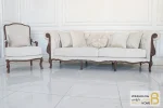 مبل نئو کلاسیک ۵ نفره نیکا و مبل فرانسوی خرید مبل باروس 2654 (5)