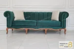 مبل کلاسیک و چستر ۸ نفره ترکیبی گندم و جورجیا کد ۵ خرید مبل باروس 25 (5)