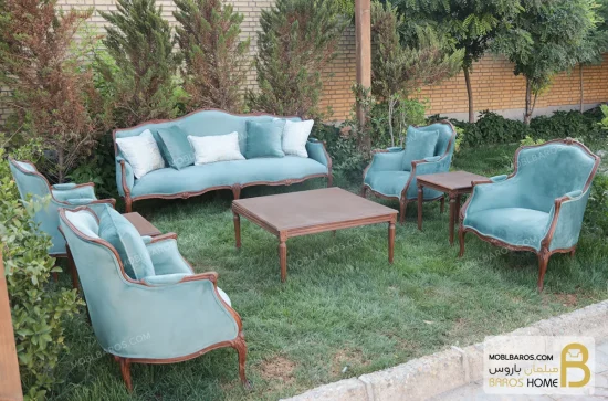 مبل ۷ نفره ایتالیایی لورنزو تایپ B کد ۳ خرید مبل باروس 245 (2)