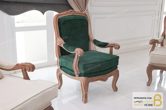 مبل تک نفره کلاسیک کودک مدل مارینا