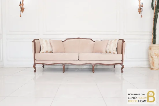 مبل ۸ نفره ترکیبی نئوکلاسیک چستر و روتی خرید مبل باروس 25 (7)