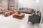 مبل ۸ نفره کلاسیک ابزاری به همراه مبل تک نفره روما خرید مبل باروس 25 (7)