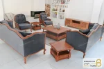 مبل ۸ نفره کلاسیک گندم و مبل تک روما کد ۲ خرید مبل باروس ۱۲۱۰ (1)