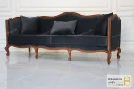 مبل ۸ نفره کلاسیک گندم و مبل تک روما کد ۲ خرید مبل باروس ۱۲۱۰ (11)
