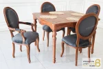 مبل ۸ نفره کلاسیک گندم و مبل تک روما کد ۲ خرید مبل باروس ۱۲۱۰ (5)