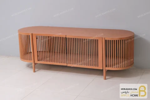 میز تلویزیون چوبی جدید شایلی خرید میز تی وی باروس 14 (1)