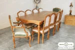 میز ناهار خوری روتی با صندلی فرانسوی (1)