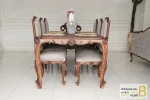 میز ناهارخوری سلطنتی کنیگ با صندلی رومینا خرید مبل باروس ـ۱۱۱۱ (3)