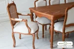 میز ناهارخوری شیک روتی با صندلی فرانسوی کد ۵ خرید باروس 56 (3)