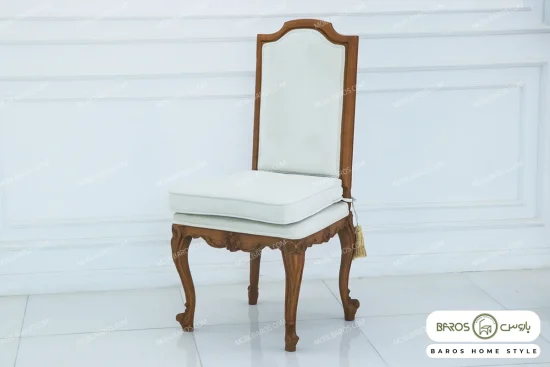میز ناهارخوری منبتی رومینا با صندلی شاه نشین چپندر کینگ خرید باروس 65 (1)