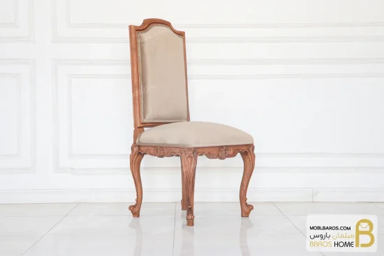 میز ناهارخوری منبتی رومینا با صندلی شاه نشین چپندر کینگ خرید ناهارخوری باروس 99 (1)