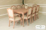 میز ناهارخوری چوبی و ساده ابزاری با صندلی گندم کد ۳ خرید باروس 26 (1)