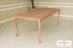 میز ناهارخوری چوبی و ساده ابزاری با صندلی گندم کد ۳ خرید باروس 26 (3)