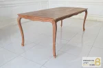 میز ناهارخوری چوبی و ساده ابزاری با صندلی گندم کد ۳ خرید ناهارخوری باروس 589 (1)