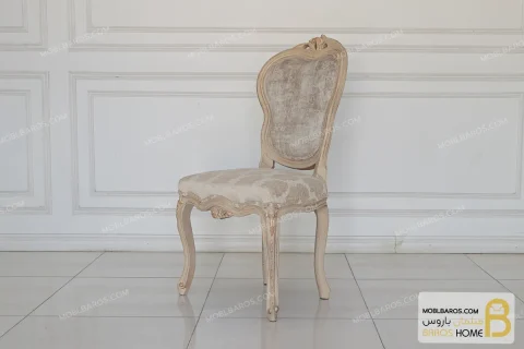 میز ناهارخوری گرد منبت کاری شده جدید لورنزو خرید میز ناهارخوری باروس 14 (1)