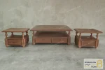 نیم ست مبل ۵ نفره کلاسیک راشل پلاس و تک فرانسوی گنجشک دار ـ خرید مبل باروس ـ۱۰۱۳ (11)