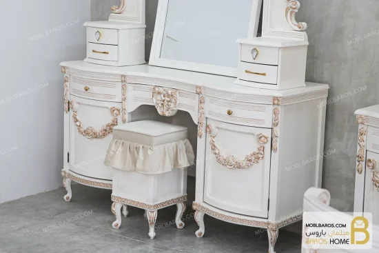 تخت خواب عروس و داماد جدید ژینوس خرید سرویس خواب باروس 65 (2)