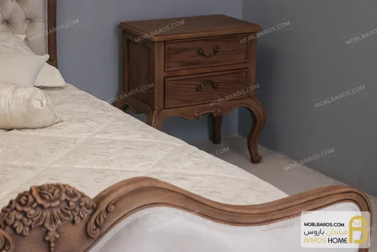 تخت خواب چوبی و سرویس خواب راشل کد ۱۶ خرید تخت باروس 56 (7)