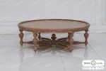 خرید مبل باروس ست میز جلومبلی و عسلی کینگ با صفحه چوبی (1)