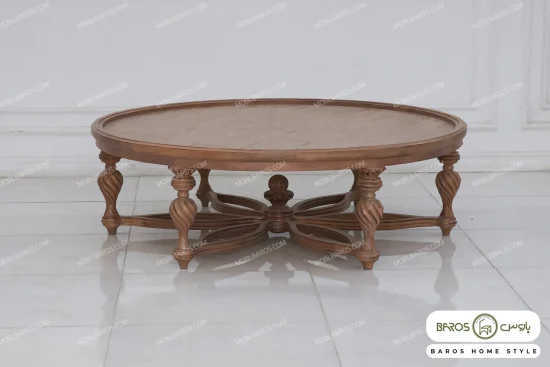 خرید مبل باروس ست میز جلومبلی و عسلی کینگ با صفحه چوبی (1)