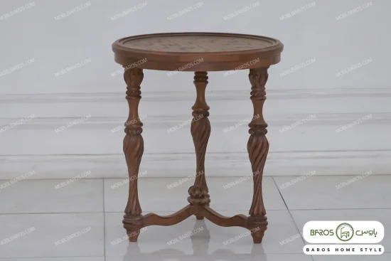 خرید مبل باروس ست میز جلومبلی و عسلی کینگ با صفحه چوبی (3)