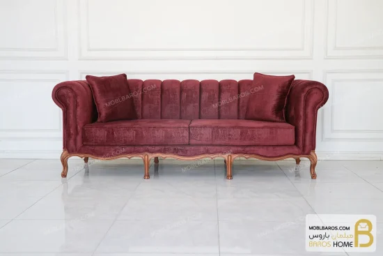ست مبلمان نئوکلاسیک ابزاری و راحتی چستر کد ۶ خرید مبل باروس 65 (3)