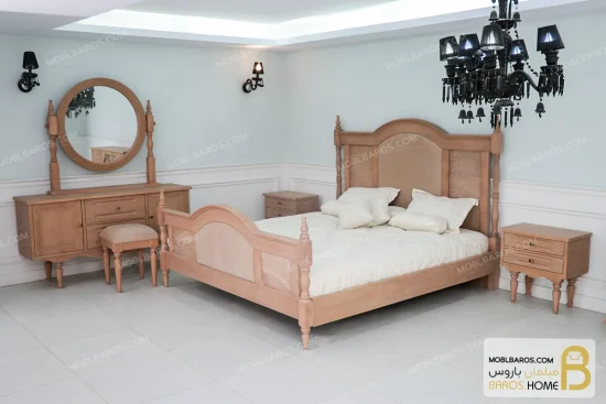 سرویس خواب عروس مدل آویسا کد ۲ خرید تخت خواب باروس 6 (1)