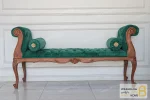 صندلی بنچ چوبی کلاسیک زمرد کد ۲ خرید بنچ باروس 6 (1)