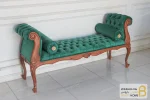صندلی بنچ چوبی کلاسیک زمرد کد ۲ خرید بنچ باروس 6 (2)