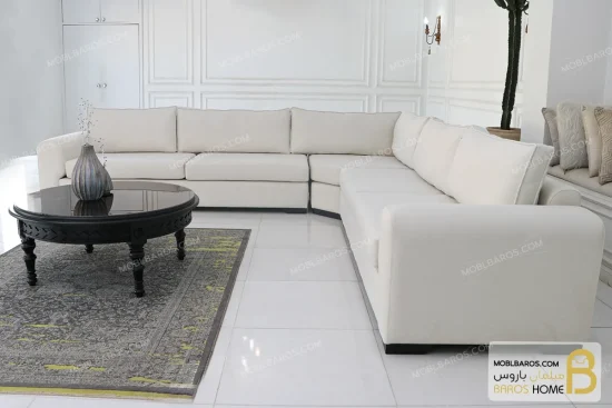 مبل ال جدید و راحتی نورا-خرید مبل ال باروس-856 (2)
