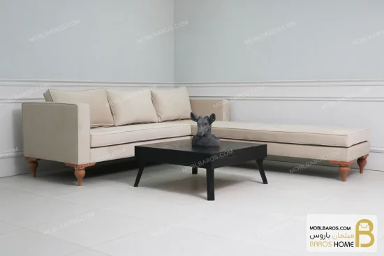 مبل ال راحتی دلیار پایه جدید خرید مبل ال باروس 569 (2)