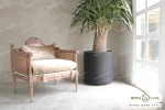 مبل تک نفره کاجی خرید مبل باروس 9594 (2)