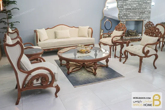 مبل سلطنتی و کلاسیک کینگ خرید مبل باروس 4475 (5)