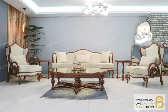 مبل سلطنتی و کلاسیک کینگ خرید مبل باروس 4475 (6)