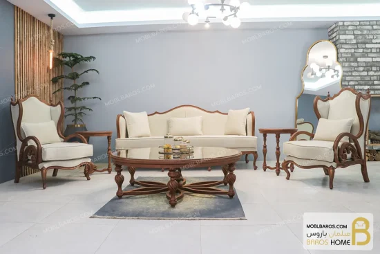 مبل سلطنتی و کلاسیک کینگ خرید مبل باروس 4475 (7)